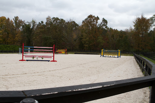 The riding ring out back