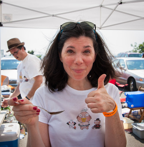 Lynn tested a bite—amazeballs—as good as it looks!