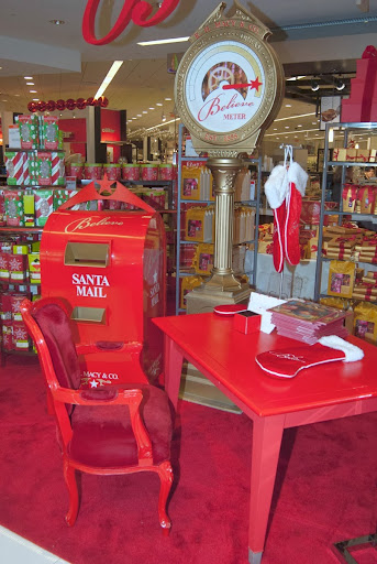 At every Macy's across the country, there are Believe mailboxes and desks for children to write letters to Santa.