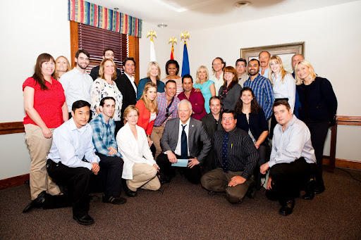 Another group shot with our production crew for this event