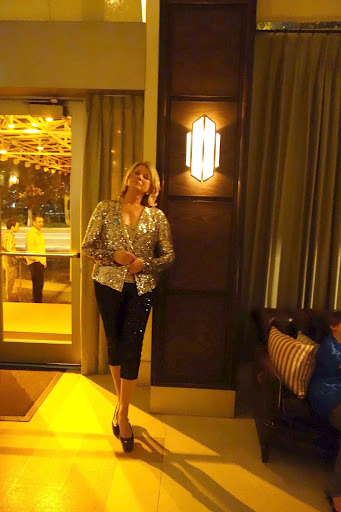 Later that day I got glammed up for the Tribute Dinner Honoring Nobu Matsuhisa and Christophe Navarre.