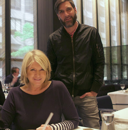 Here I am at the iconic Four Seasons Restaurant with Tarren Wolfe, the CEO of The Urban Cultivator.