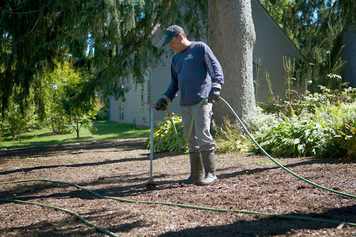 It also disperses and aerates compacted soil, allowing water and oxygen to reach the root hairs where absorption takes place.