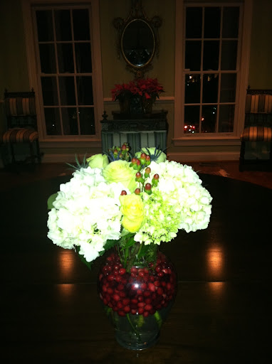 Allison Catliota - My version of your floating-cranberry Christmas bouquet