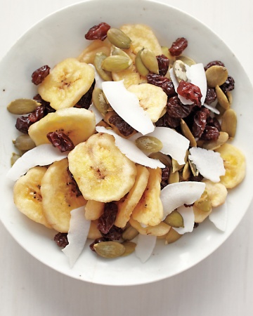 Have a Dry Run - Produce retains most of its nutrients when dried, but dates, figs, and prunes actually outperform their fresh-fruit counterparts, with higher amounts of phenol antioxidants, shown to protect against heart disease and cancer. http://www.wholeliving.com/183667/50-ways-stand-cancer
