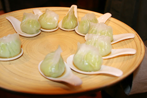Vikas and Ale made wonderful truffle edamame momos for the museum.