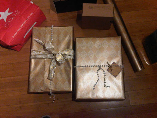Katina Francis - Campaign manager - This was my gift wrapping this holiday. It's Martha Stewart wrapping paper!