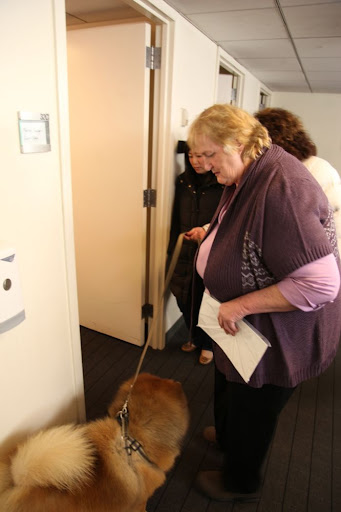 He was with Karen Tracy, his breeder. Karen's business is Liontamer Pazzazz Chows. http://www.pazzazzchows.com/
