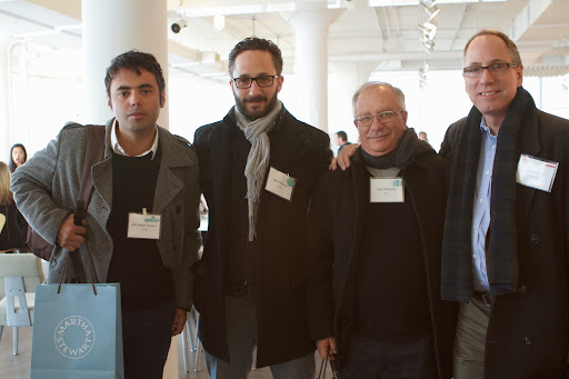 Johnathan and Jeff with Meir and Jack Mareyna, who represent Mexico. Meir and Jack are working to launch Martha Stewart Crafts in Mexico later this year, so they were very excited to meet our team and get a complete view of our Crafts business.