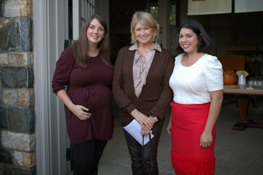 Candace Martineau (L) made a pledge to