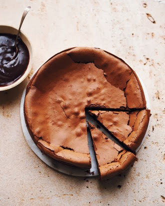 Flourless Chocolate-Espresso Cake - These days, everyone needs a good gluten-free cake recipe. This one is bound to be kept in heavy rotation. My favorite part - the rich chocolate glaze.