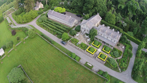 Yet another beautiful view of the Winter and Tenant houses. This shot includes the flower garden in the top left corner.