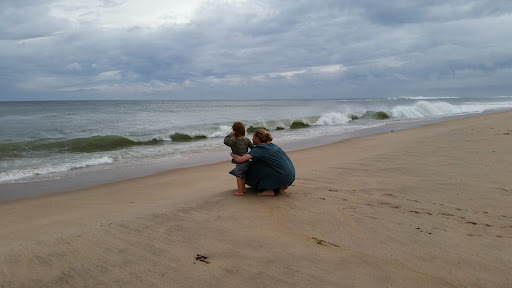Jude and Truman found the rough seas and big waves as exciting and as beautiful as Alexis and I did.