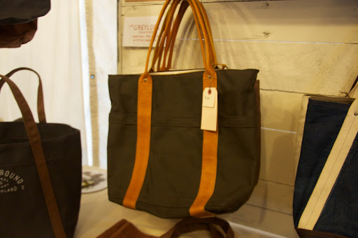 Alice Saunders, from Boston, hunts estate sales and flea markets for beautiful vintage textiles to make into her sturdy totes & bags.