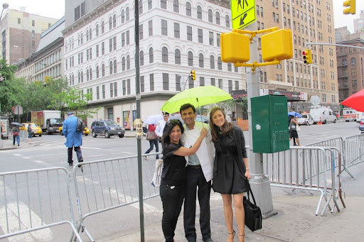 Here I am before the event with Vikas and his sister Radhika across from the Rubin Museum.