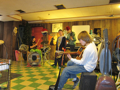 Sarah Erwin - A Silver Stones rehearsal - Olivia Ball, Ryan Felice, Braden Ball, and Jacob Zang