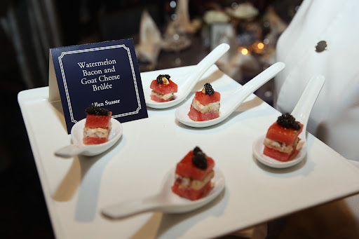 Allen Susser presented Watermelon Bacon and Goat Cheese Brulée. (Photo by Aaron Davidson/Getty Images)