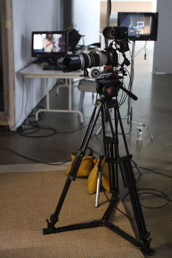 We taped the segment in one of my photo studios at my office in the Starrett-Lehigh building in New York City last January.