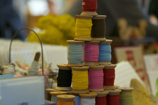 There was a nice collection of artfully displayed crafting supplies by Studio Carta in the Our Finds shop.