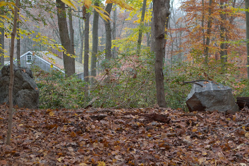 According to the map, this was once an entrance to the burying ground.