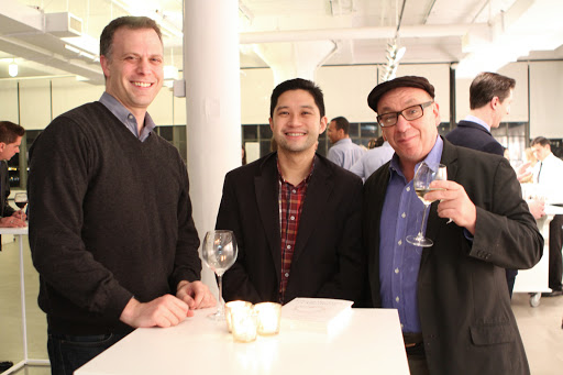 These are Dan's cheery friends from the world of legal journalism. Jesse Wegman - The Daily Beast, David Lat - Above the Law, and Eric Effron - Reuters.