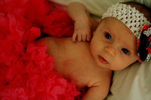Leah Alexandra Ritz, 9 weeks.