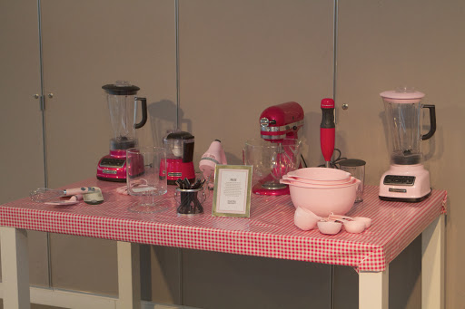 These are the KitchenAid Cook for the Cure products. This partnership between KitchenAid and Susan G. Komen has raised over $9.5 million in the past 13 years.