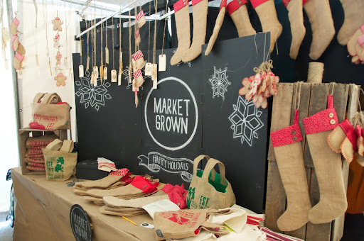 MARKET GROWN - Catalina Rozo from Greenpoint, Brooklyn sews these handy market totes. https://www.facebook.com/MarketGrown