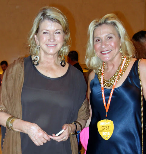 Here I am with Susan Magrino, my long-time publicist. It was very humid in Miami and definitely not a good hair day. I was also fighting the flu.