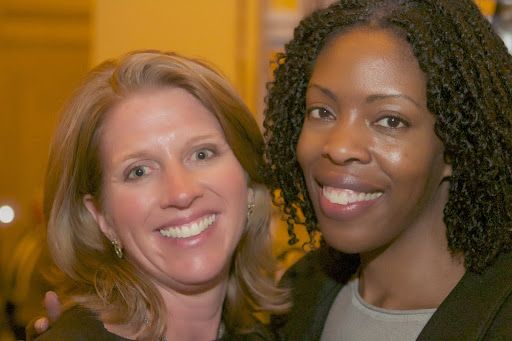 Lizzie Meier Utt, from our MSLO ad sales team, with Trixie Ferguson Gray, from Maxus Global Media Agency
