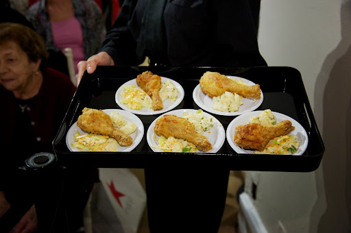 Sample plates of what we made were assembled for all the attendees.