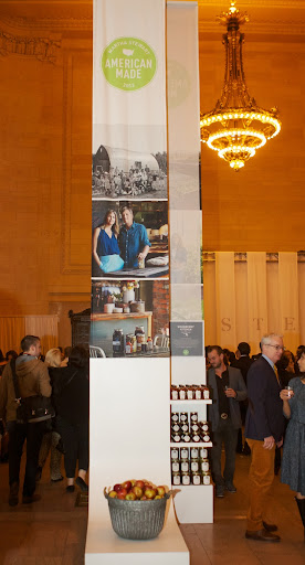 We created display areas to tell the story of the honorees' businesses. Woodberry Kitchen in Baltimore, Maryland, was chosen as an honoree in the Food category. Deeply committed to local ingredients, they have created their own local supply systems for their restaurants.