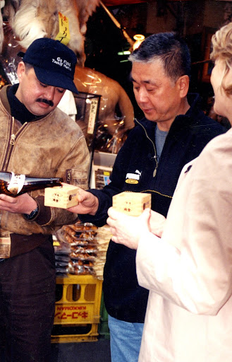 And we even toasted with some wonderful sake!