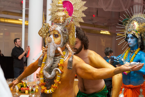 The first was Ganesh, Elephant God, the remover of obstacles, played by Tasso Pappas and Daniel Truini.