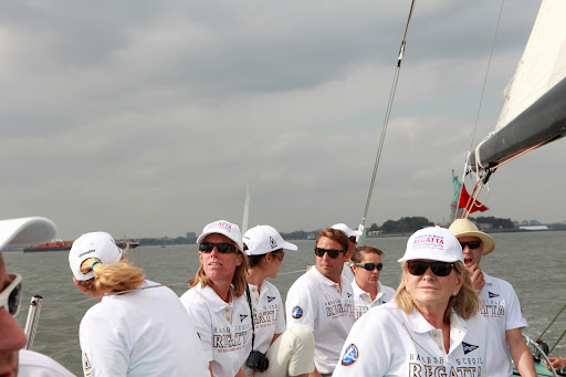 This regatta is wonderful because the Harbor School students participate alongside expert sailors from the Olympics, various racing teams, and maritime academies and industries.