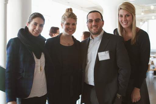 From MSLO – Samantha Perlman, Jana Branson, and Sally Downs, with Evan Blumenthal - Director of Global Business Development, Lion Brand Yarn.