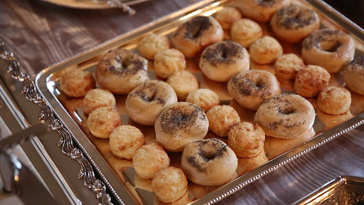 More Angel Biscuits and mini bagels from Russ and Daughters. http://www.russanddaughters.com/