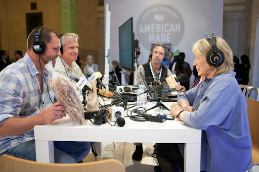 We broadcasted live on SiriusXM. Here I am chatting with Robert Eckert of Northern Farmhouse Pasta. http://www.northernfarmhousepasta.com/