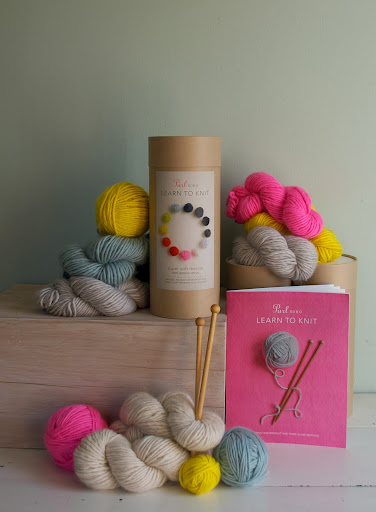 Purl Soho makes great crafting kits for all ages. This one is perfect for the DIYer or novice knitter.