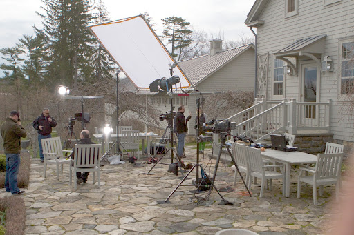 On Monday morning, April 15th, the crew from NBC's The Today Show arrived at 7:15 to set up their equipment.