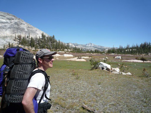 Jonathan carried our tent since he and I didn’t sleep in the cabins, though we ate our meals at the camps -- another handy option for those wanting to travel light.