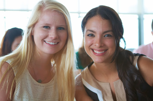 Leigh Needham and Ananda Eidelstein - Leigh, a hospitality major at Cornell Univ., is with our Editorial Food department and would like to be a food writer. Ananda, attends the French Culinary Inst., and interns in the test kitchen and would like to be a chef.