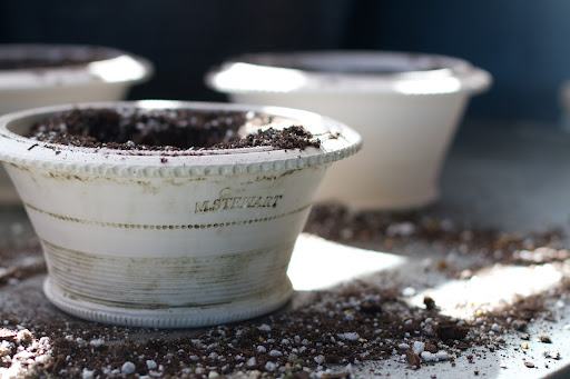 Notice that M. Stewart was stamped on each of these pots. No need for a gift card!