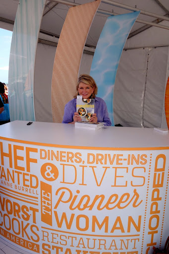 The culinary demo lasted for one hour and immediately following, I signed copies of Meatless for the next hour.