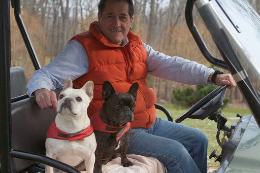 Sharkey and Francesca love driving around the farm with their Uncle Carlos. They even made sure their wardrobe matched with his!