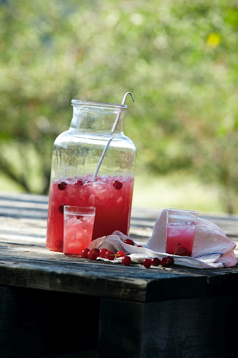 Lemonade and summer are made for one another, especially when a screened-in porch and a lazy afternoon are involved. Make a good thing even better by adding fresh or frozen sour cherries.