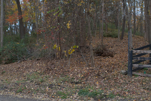 Even further down the road, sitting atop this hill, is the old St. Francis of Assisi Cemetery.