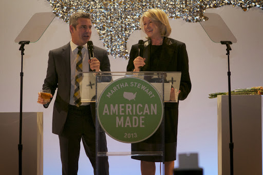 My co-host was Andy Cohen, who decided that we would have a sip of Maker's Mark Bourbon every time we said the word