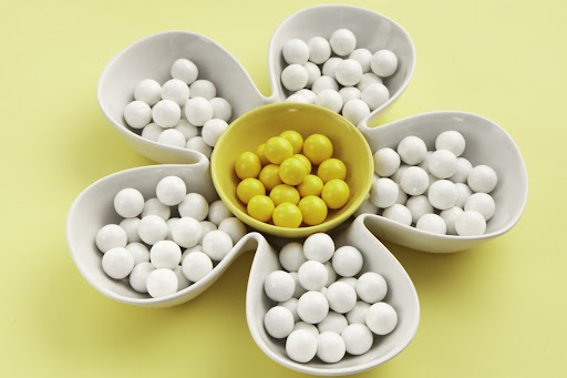 This Daisy-shaped chip and dip dish also makes an excellent serving platter for colorful candy.