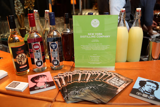 Allen Katz brought two of his own gins. His New York Distilling Company in Brooklyn, produces Perry’s Tot Navy Strength Gin & Dorothy Parker American Gin. They also have a rye whiskey in the works. http://nydistilling.com/